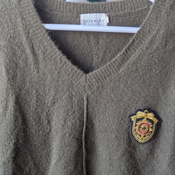 Olive Green Sweater - Picture 2 of 3